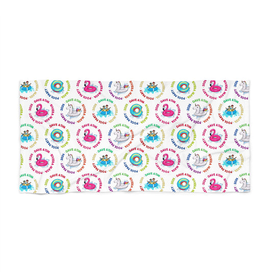 Mexico Pool Party Beach Towel 2024