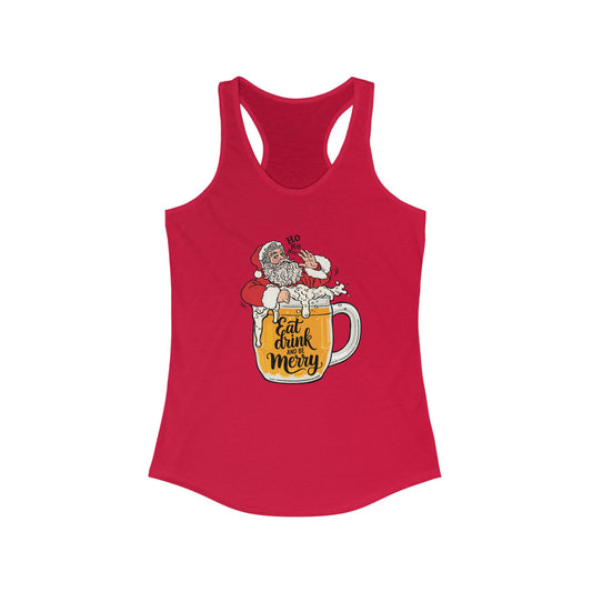 Eat Drink Santa Woman's Tank