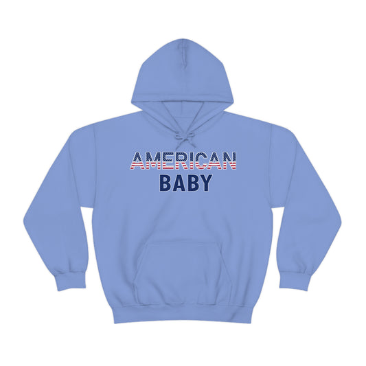 American Baby Text Hoodie 2023
