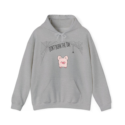 Dont Burn The Day Spider Web Hoodies