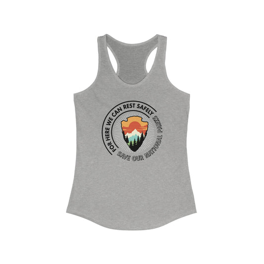National Parks Rest Safely Woman's Tank
