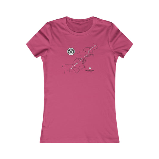 Appalachian Trail Map Women's Cut