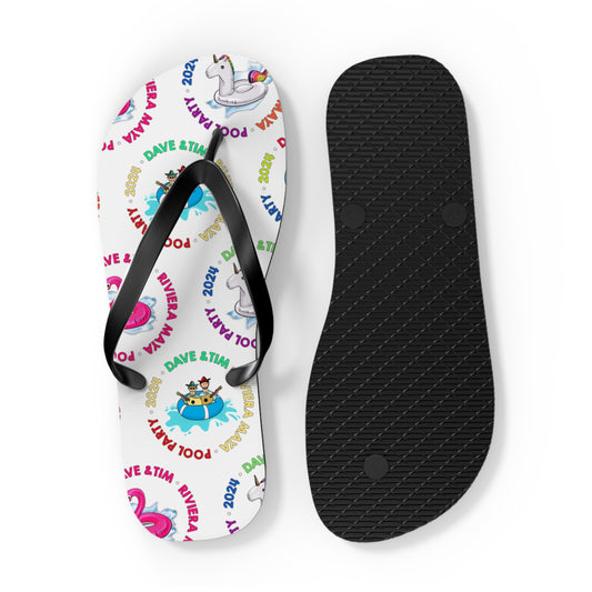 Mexico pool Party 2024 Flip Flops