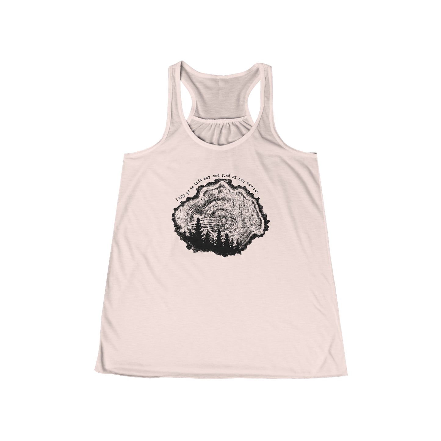 41 Tree Rings Flowy Tank