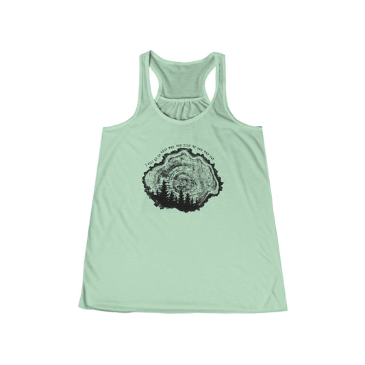 41 Tree Rings Flowy Tank