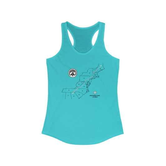 Appalachian Trail Map Tank Top