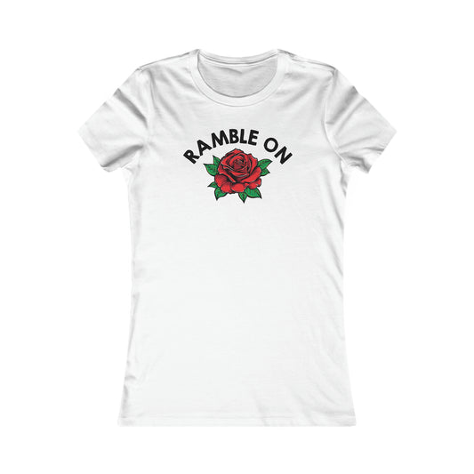 Ramble On Rose Women's Cut Tee