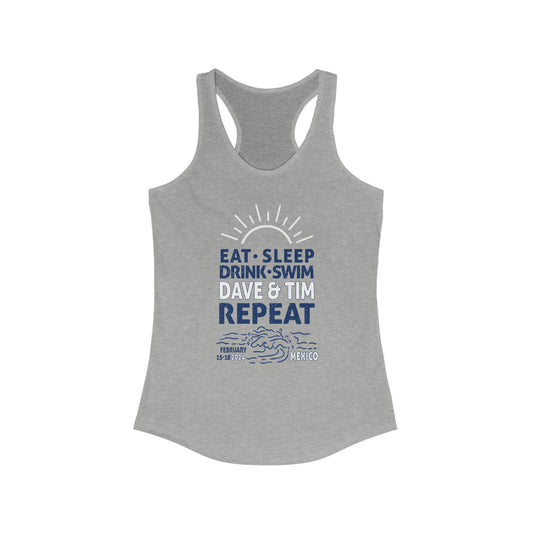 eat Sleep Mexico 2024 Woman's Tank Top *WITH SETLIST