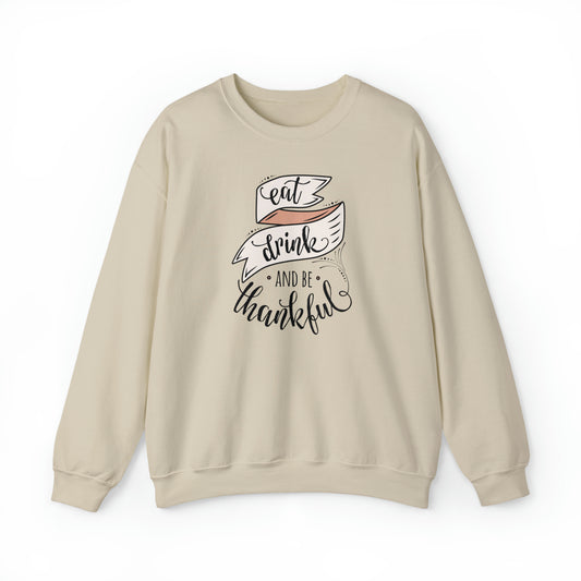 Eat Drink Banner Crewneck