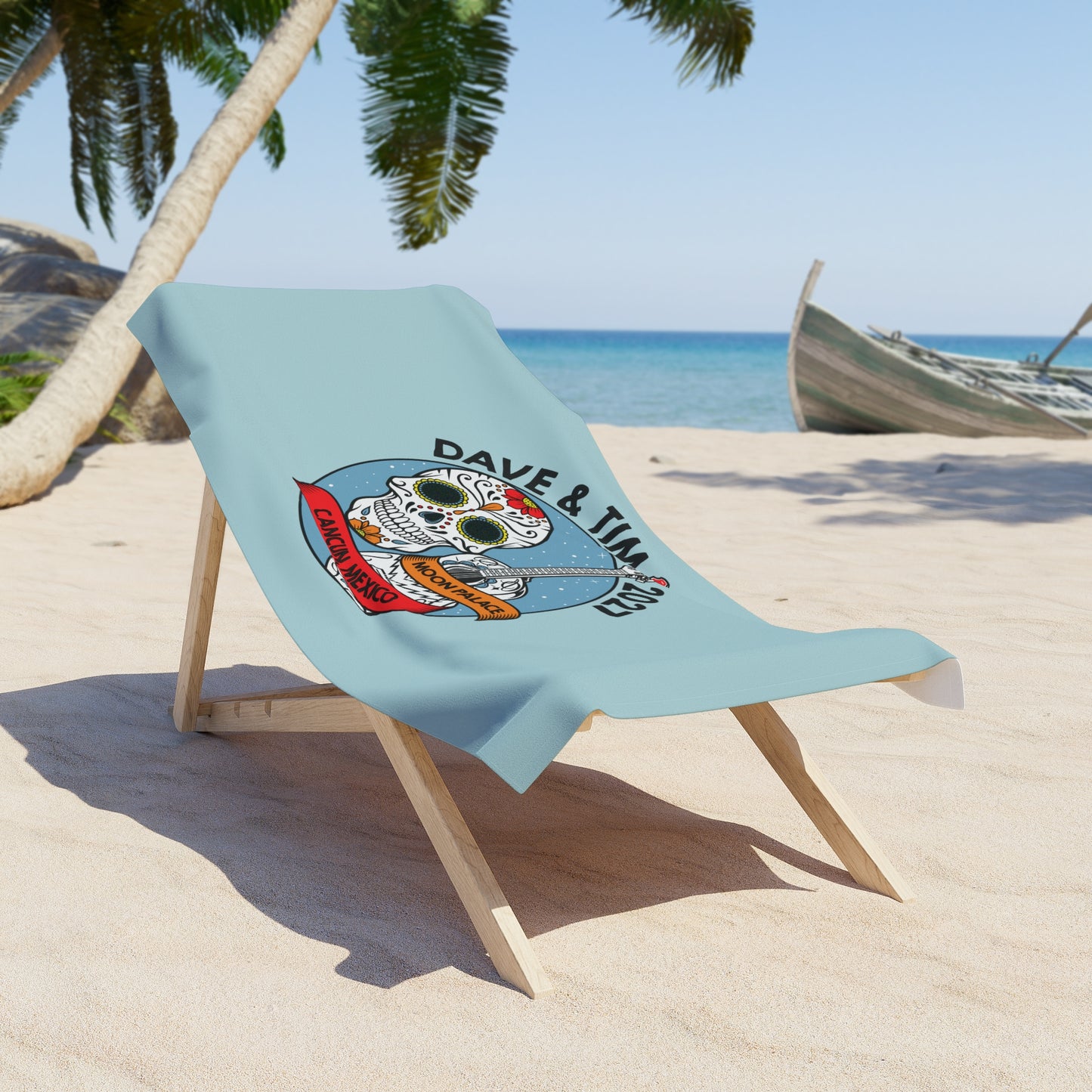 Sugar Skull Mexico 2027 Beach Towel