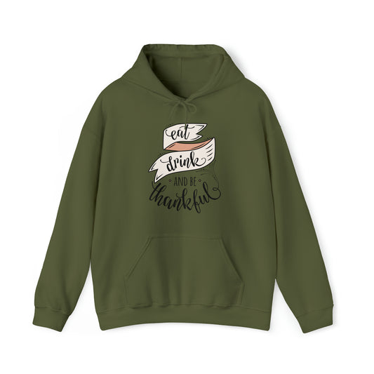Eat Drink Banner Hoodie