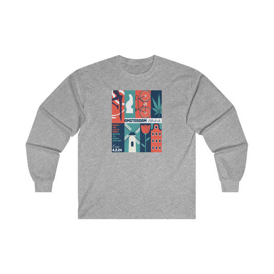 Amsterdam Europe 2024 Long Sleeve Tee *With Setlist