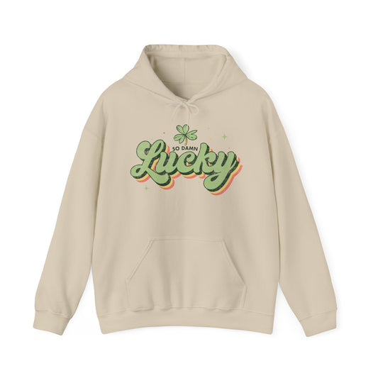 So Damn Lucky RETRO Hoodie