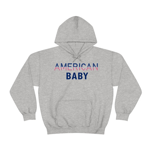 American Baby Text Hoodie 2023