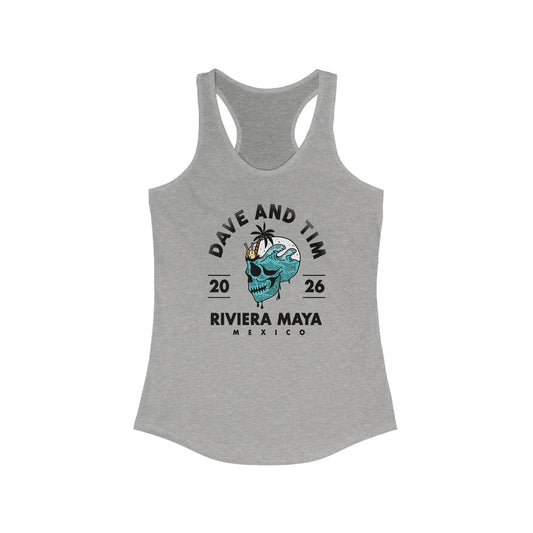 D&T Skull Palm Trees 2026 Woman's Tank *With Set List