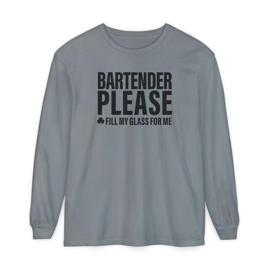 Fill My Glass For Me Long Sleeve Tee