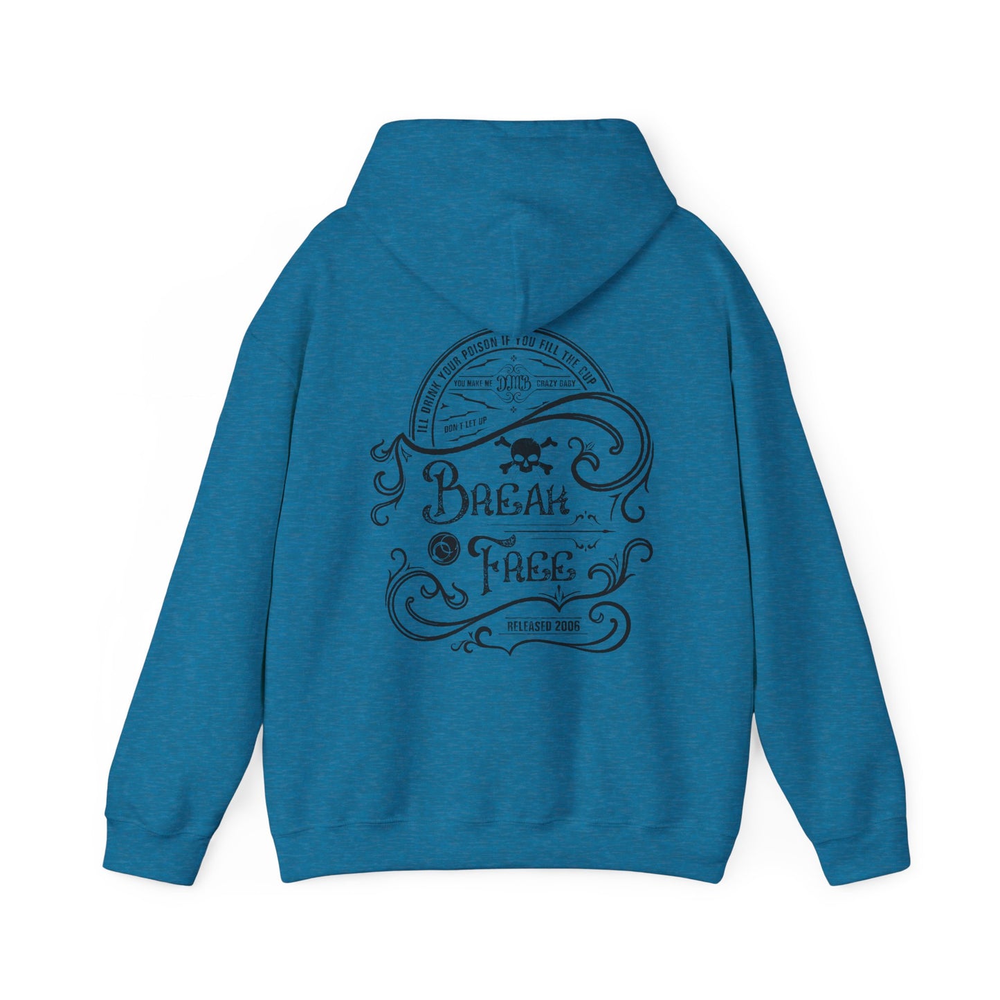 Break Free Label with back Hoodie