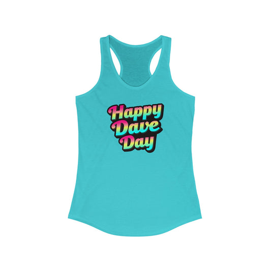 Happy Dave Day Multi Color Tank Top