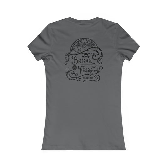 Break Free Label with back Woman's Tee