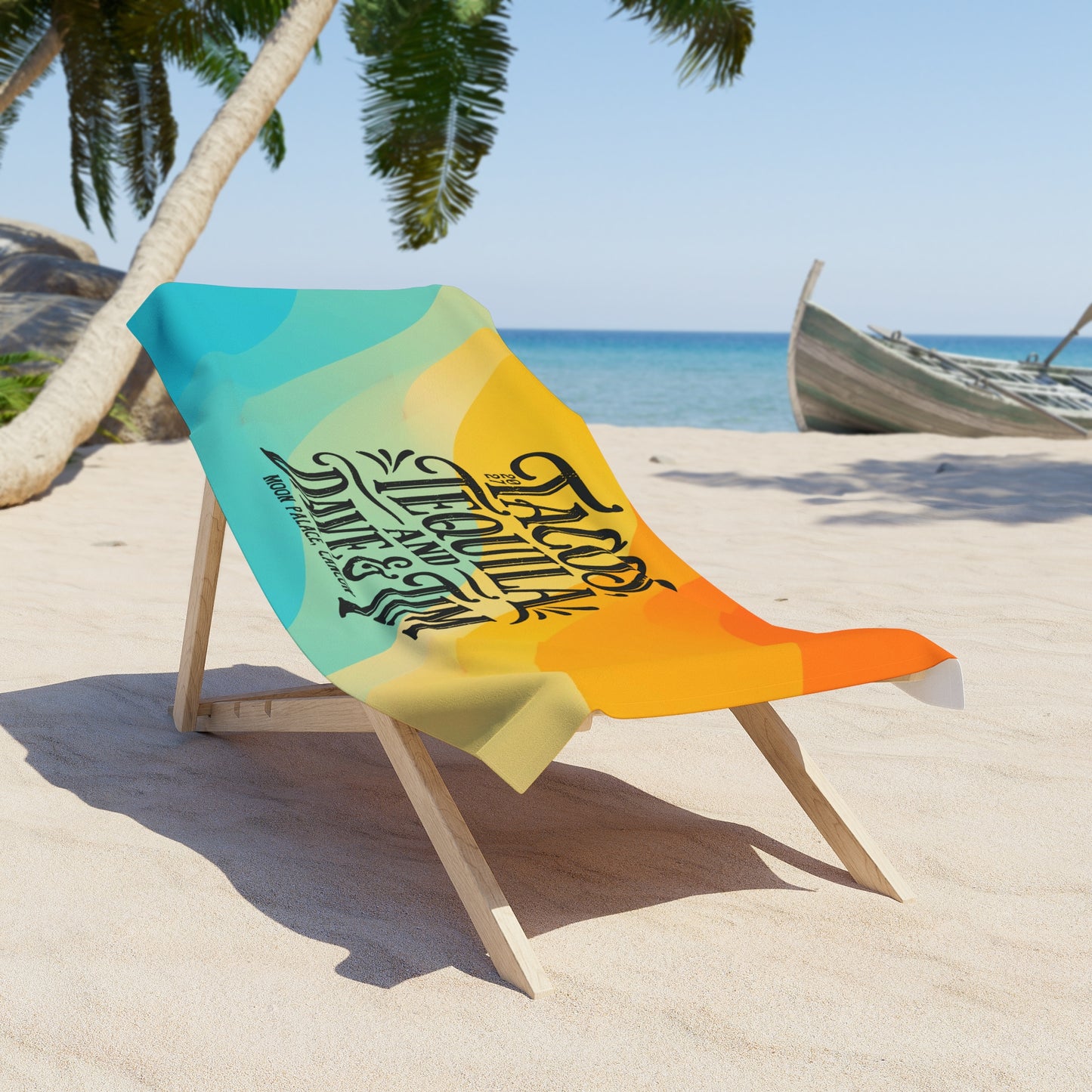 Tacos Tequila Dave & Tim Mexico 2027 Beach Towel