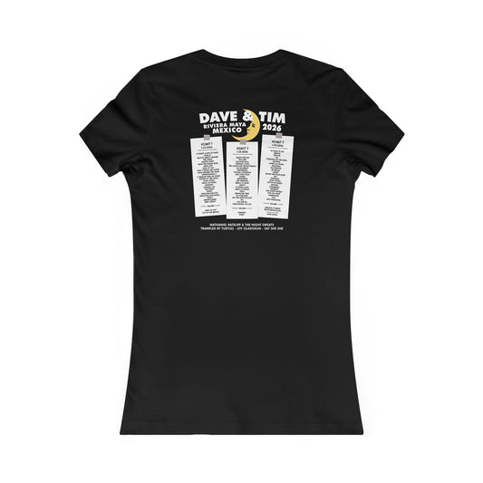 Floral Skull Mexico 2026 Woman's Cut Tee *With Set List