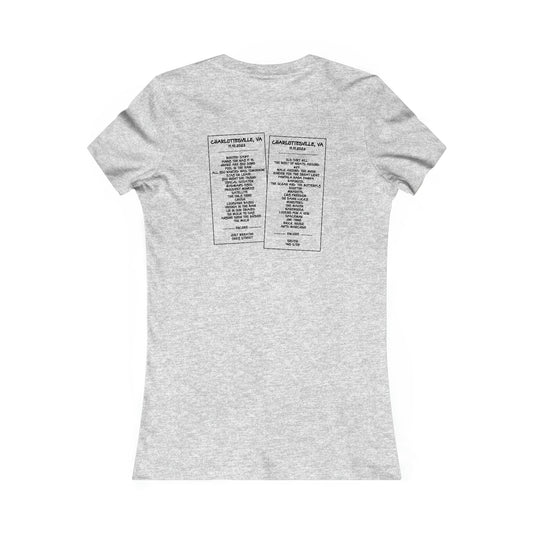 Virginia, Charlottesville Fall Tour 2023 Women's Cut w/set list