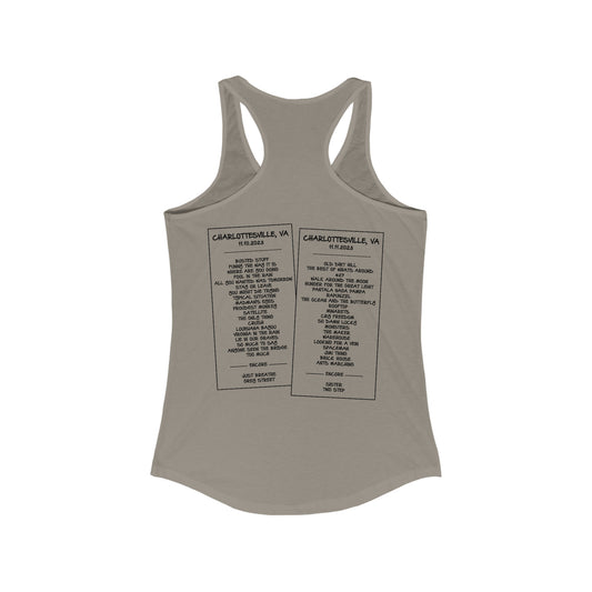 Virginia Charlottesville Fall Tour 2023 Tank Top w/set list