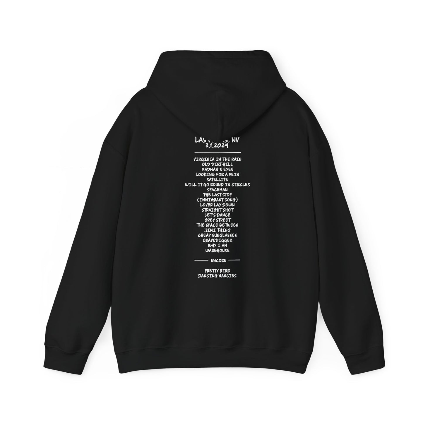 Las Vegas So Damn Lucky 2024 Hoodie *With Setlist