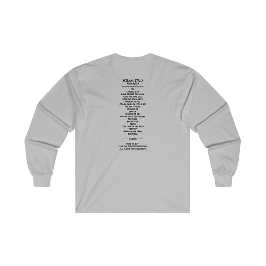 Italy Europe 2024 Long Sleeve Tee w/set list