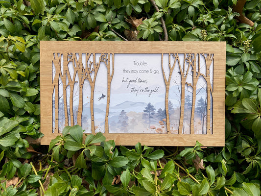 Wood Layered Troubles They may Come & Go