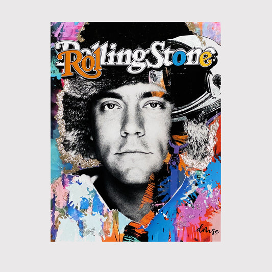 Dave Multi Media Art Print 11x14