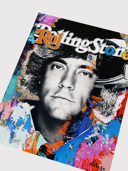 Dave Multi Media Art Print 11x14