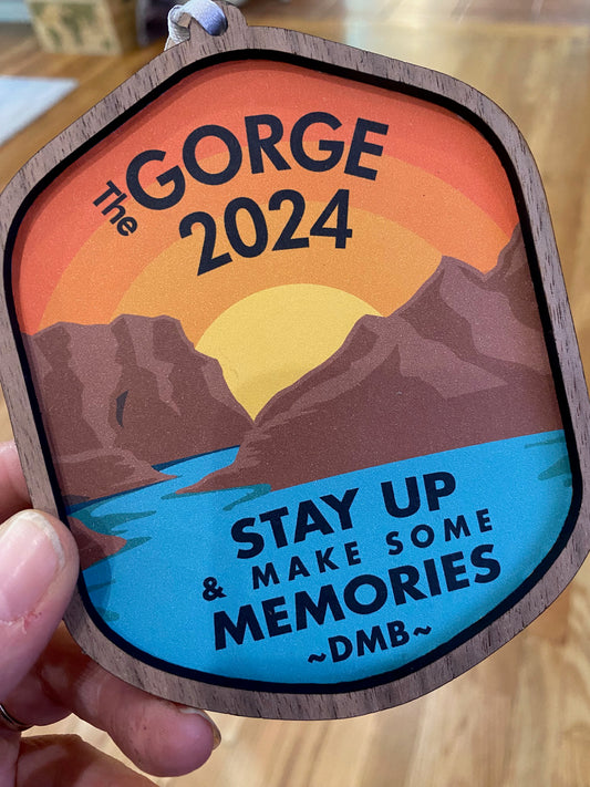 The Gorge 2024 Wood Ornament