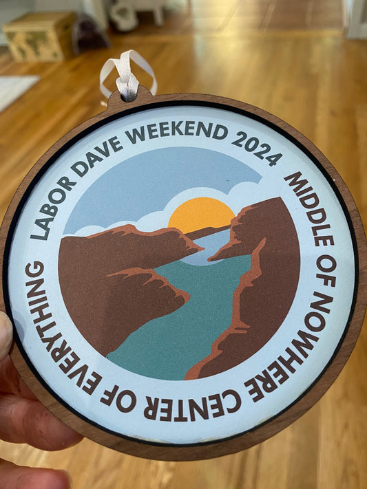 Labor dave Weekend 2024 Wood Ornament