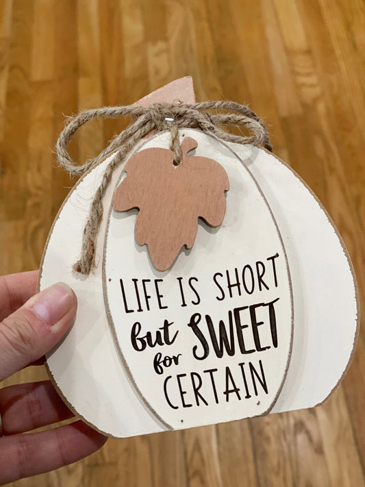 Wood Pumpkins Set Of 2