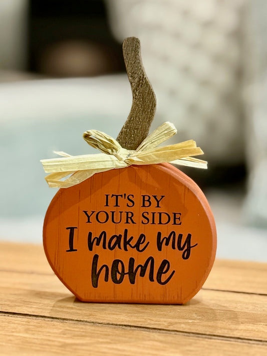 Wood Pumpkin Trio *It by Your Side
