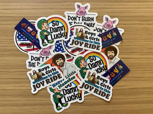 Sticker Pack - 18 STICKERS TOTAL!!!!!