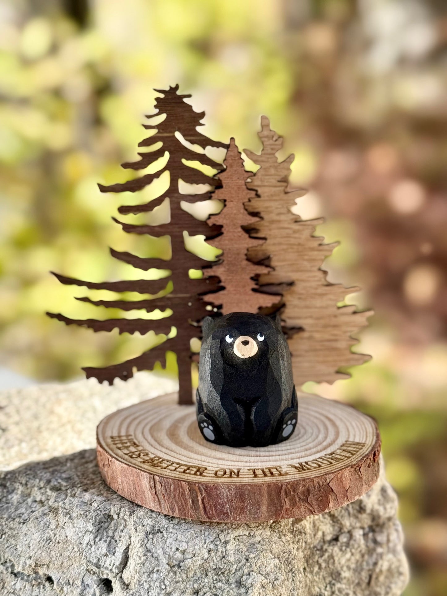 Life is better on the mountain bear