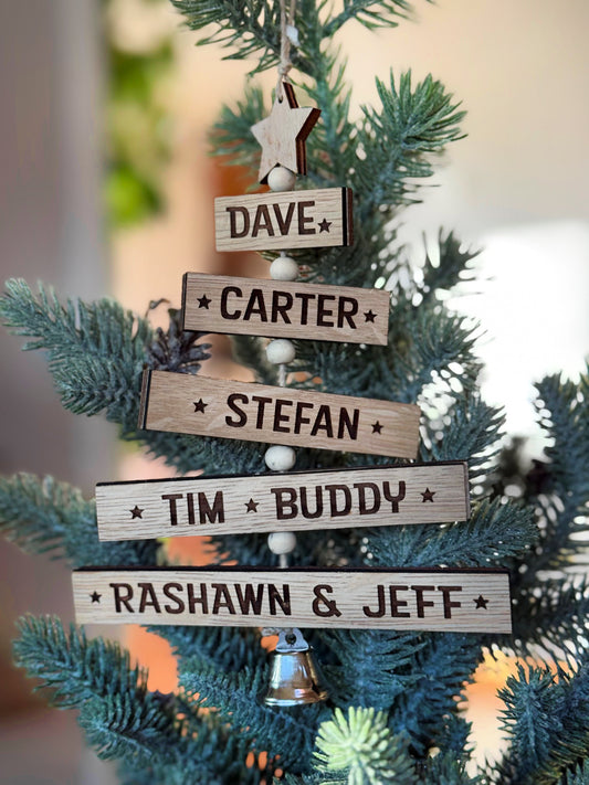 The Boys Tree Wood Ornament