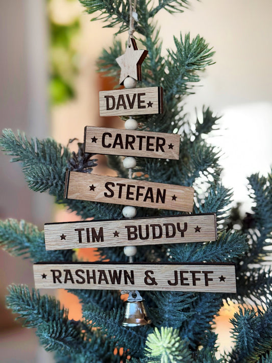 The Boys Tree Wood Ornament