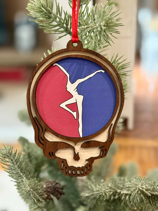 Steelie Dave Wood Ornament