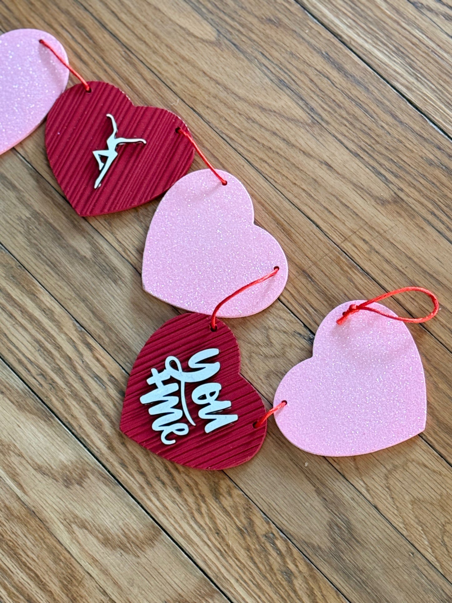 Limited Run Valentines Day Wood Garland