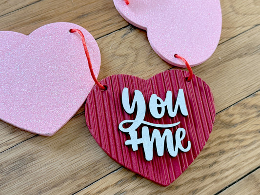 Limited Run Valentines Day Wood Garland