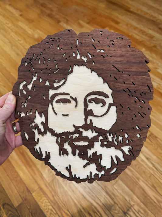 Forever Jerry Wood wall Art Contour Cut