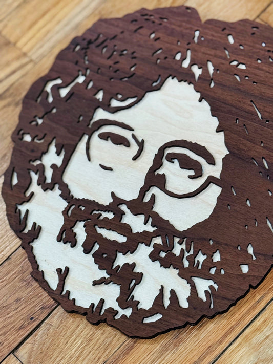 Forever Jerry Wood wall Art Contour Cut