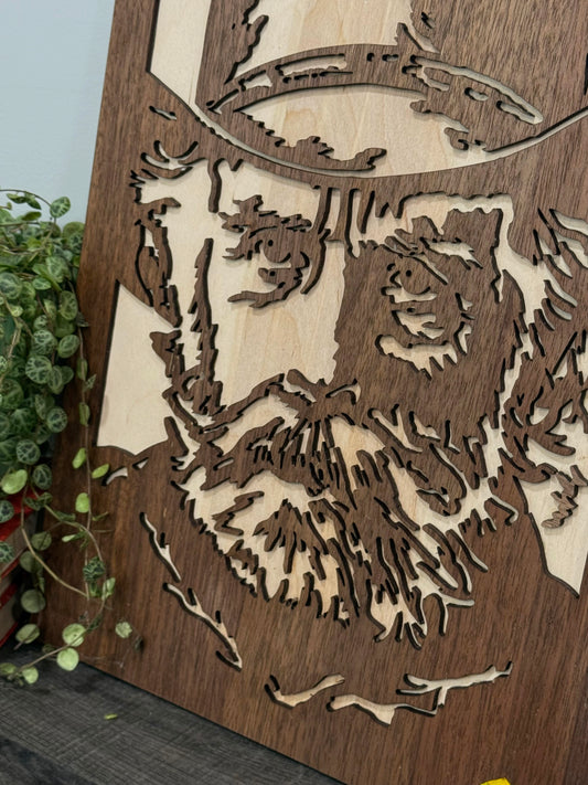 Forever Bobby (wood wall art)