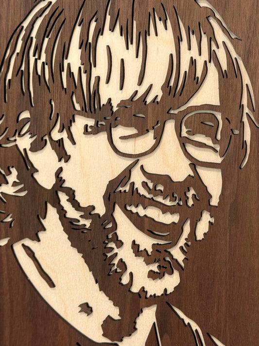 Trey Anastasio (wood wall art)