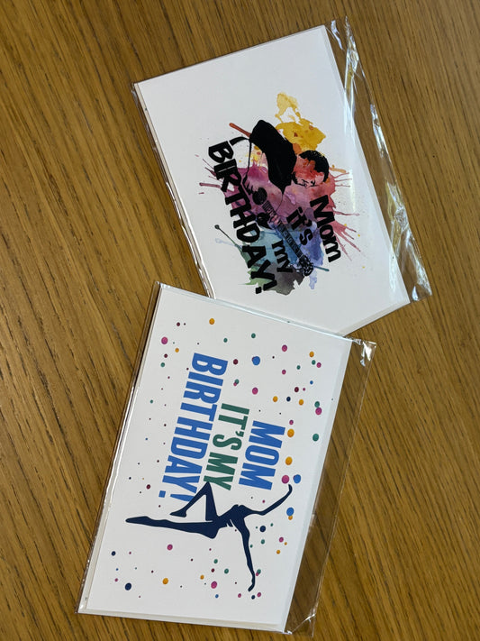 Mom its my birthday Card Set