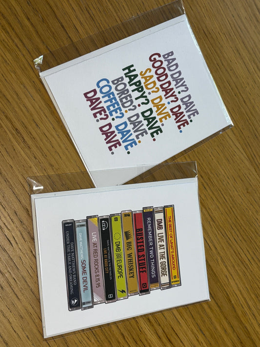 Dave Card Set with Tapes