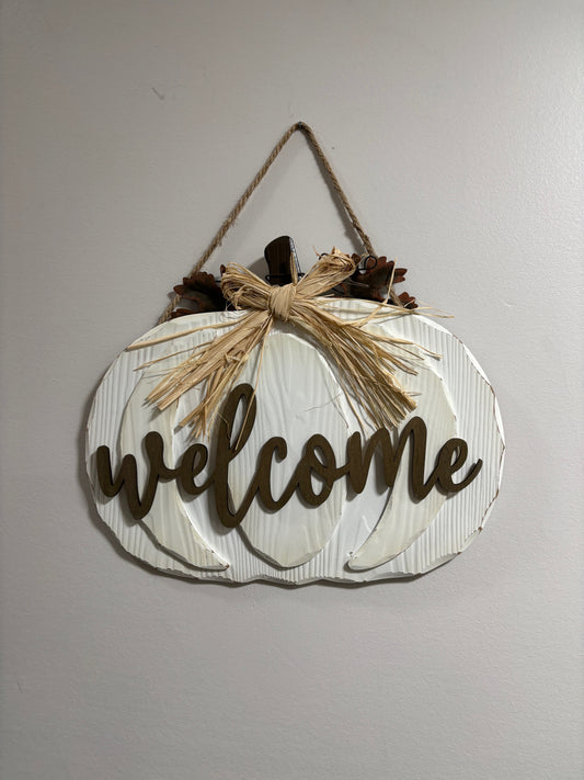 Pumpkin Door Hanger